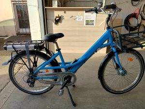 1497 Vélo cargo ELECTRIQUE bleu GITANE