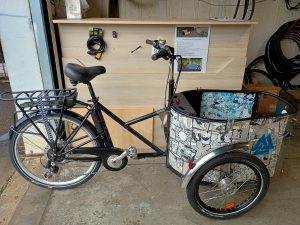 1552 Triporteur électrique noir NIHOLA